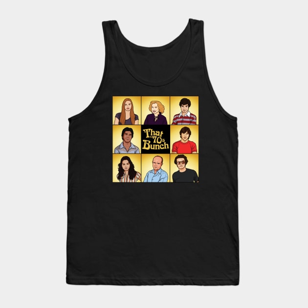 That '70s Bunch Tank Top by huckblade